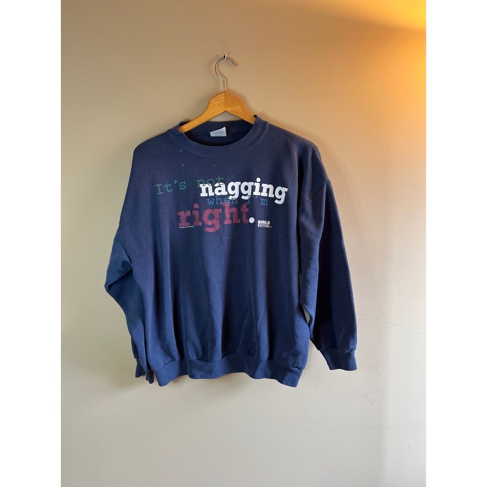 Vintage Girls With Attitude Crewneck Sweatshirt - Womens‎ XL